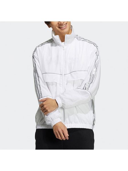 Куртка с воротником стойка Adidas белая
