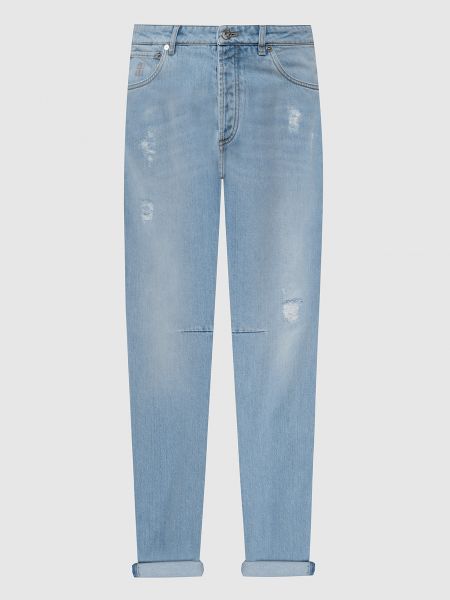 Голубые джинсы Brunello Cucinelli