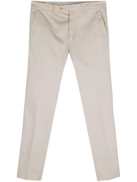 Pantaloni slabi slim fit Borrelli bej