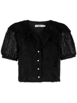 Chemise à manches bouffantes B+ab noir