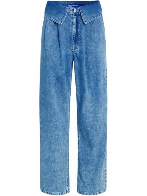 Ravne kavbojke Karl Lagerfeld Jeans modra