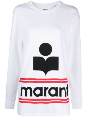 Afslappet t-shirt Marant Etoile hvid