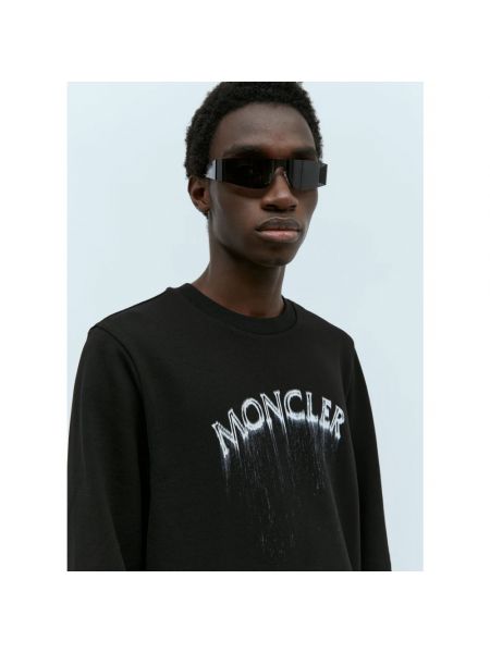 Bluza z kapturem Moncler czarna