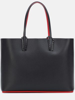Кожаная сумка Christian Louboutin черная