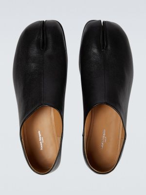 Kožené loafers Maison Margiela černé