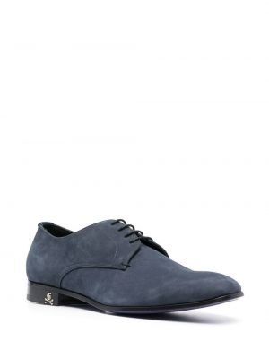 Zomšinės oksfordo batai Philipp Plein mėlyna