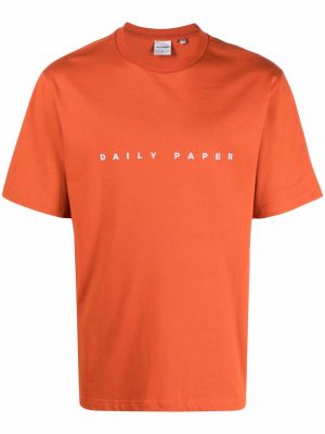 Camiseta con estampado Daily Paper naranja