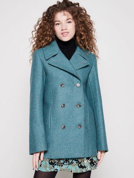 Krótki płaszcz Nina Ricci zielony