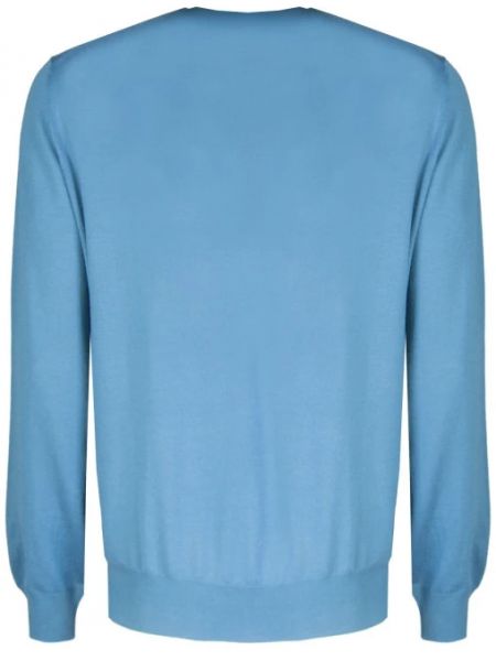 Шерстяной свитер Brunello Cucinelli синий