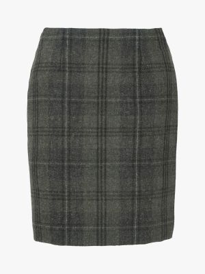 Клетчатая шерстяная юбка-карандаш Celtic & Co.