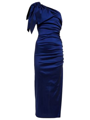 Midi šaty Veronica Beard modrá