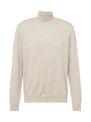 Pull col roulé Olymp beige