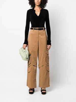 Pantalon cargo avec poches Msgm marron