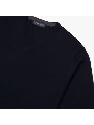 Sweter z wełny merino Brooks Brothers niebieski