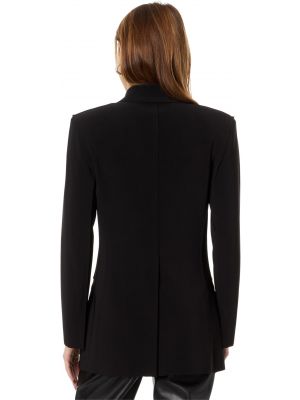 Классический двубортный пиджак Norma Kamali черный