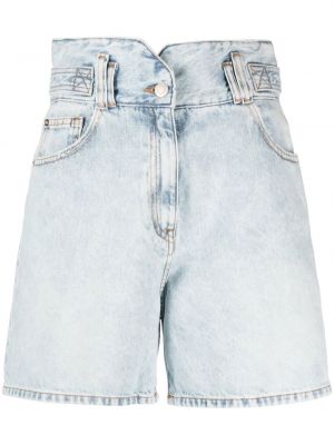 Shorts di jeans a vita alta Iro blu
