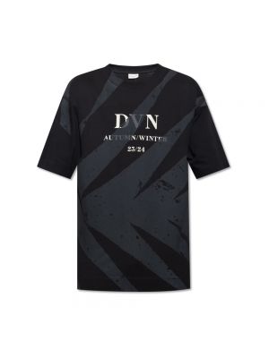 Koszulka z nadrukiem Dries Van Noten czarna