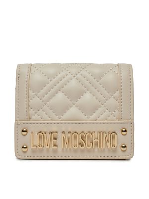 Geldbörse Love Moschino beige