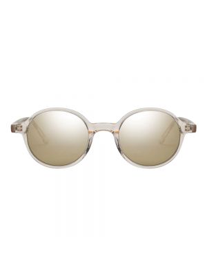 Прозрачные очки солнцезащитные Carolina Lemke золотые