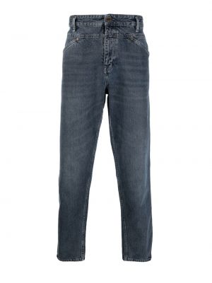 Straight fit džíny s nízkým pasem Closed modré