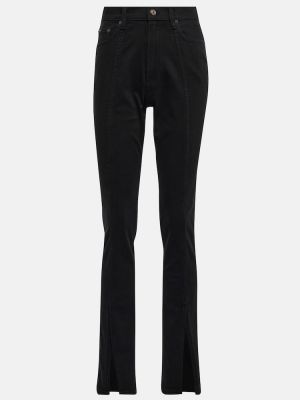 Slim fit skinny džíny s vysokým pasem Polo Ralph Lauren černé