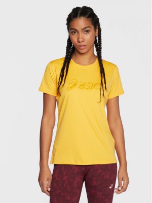 Marškinėliai Asics geltona