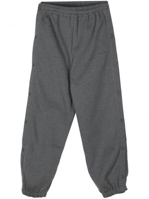 Džerzej teplákové nohavice s výšivkou Y/project sivá