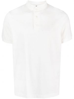Medvilninis polo marškinėliai Emporio Armani balta