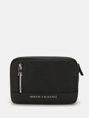 Черная косметичка Armani Exchange