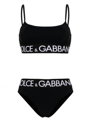 Bikini Dolce And Gabbana czarny