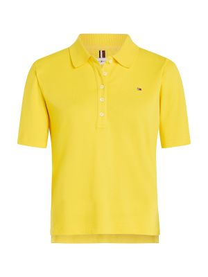 T-shirt Tommy Hilfiger Curve jaune