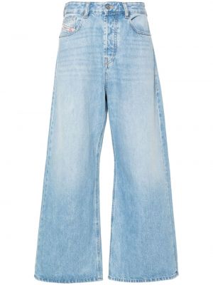 Low waist jeans ausgestellt Diesel blau
