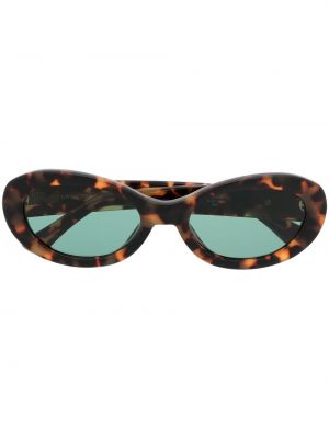 Okulary przeciwsłoneczne Dries Van Noten brązowe