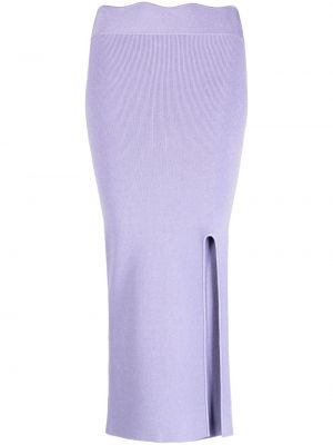 Midi sukně Galvan London fialové