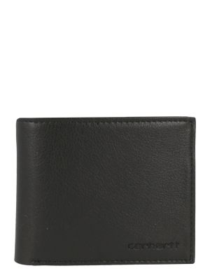 Športová kožená peňaženka Carhartt Wip - čierna