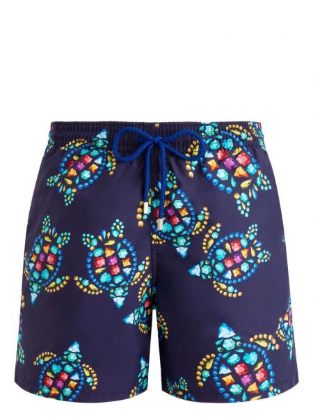 Kratke hlače s printom Vilebrequin plava