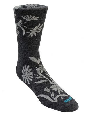 Классические носки в цветочек с принтом Duchamp London серые