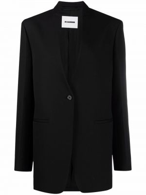 Lang blazer Jil Sander svart