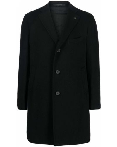 Μάλλινο παλτό Tagliatore μαύρο
