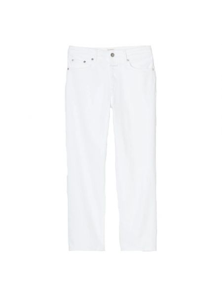 Białe proste jeansy Closed