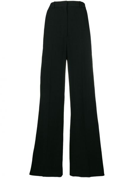 Pantalones de cintura alta Burberry negro