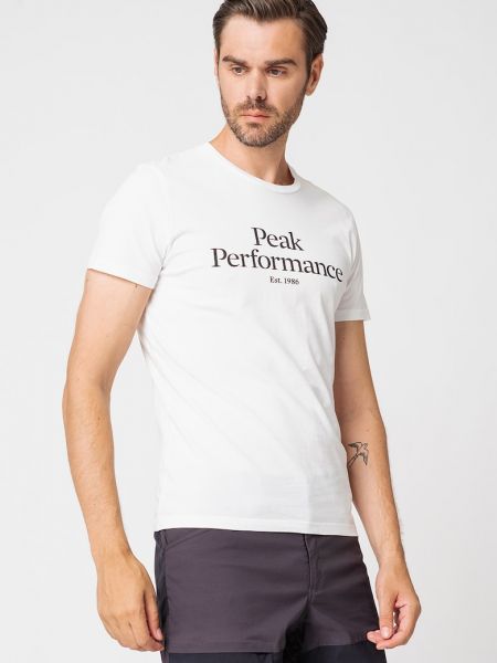 Хлопковая футболка Peak Performance черная