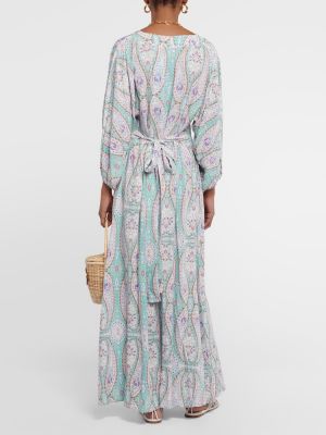 Sukienka długa z wzorem paisley Melissa Odabash