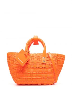 Nákupná taška Balenciaga oranžová