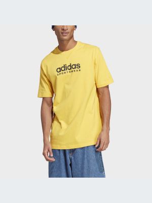 Футболка Adidas золотая