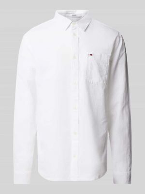 Koszula jeansowa biznesowa Tommy Jeans biała