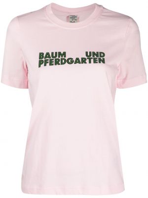 Tričko s potiskem Baum Und Pferdgarten Růžové