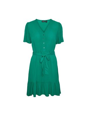 Mini vestido Pieces verde