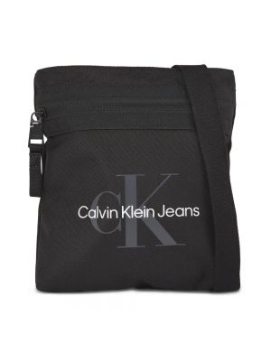 Torba sportowa na zamek Calvin Klein Jeans czarna