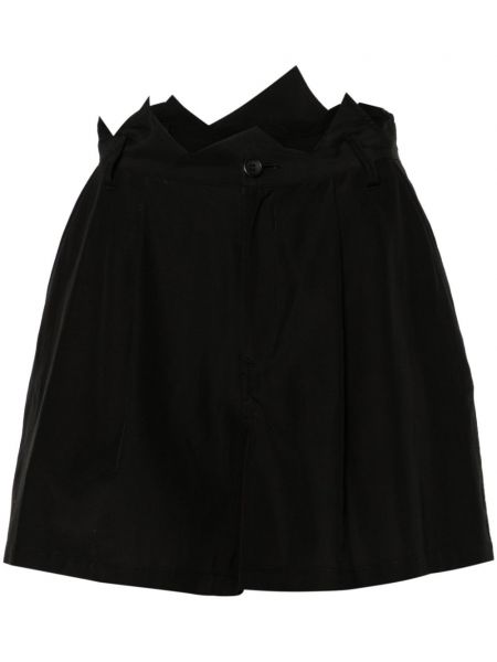 Asymmetrische shorts Yohji Yamamoto schwarz